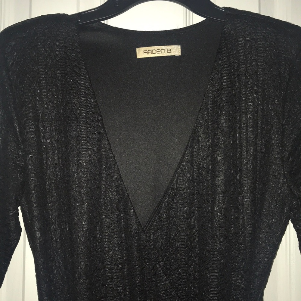 Arden B black short dress